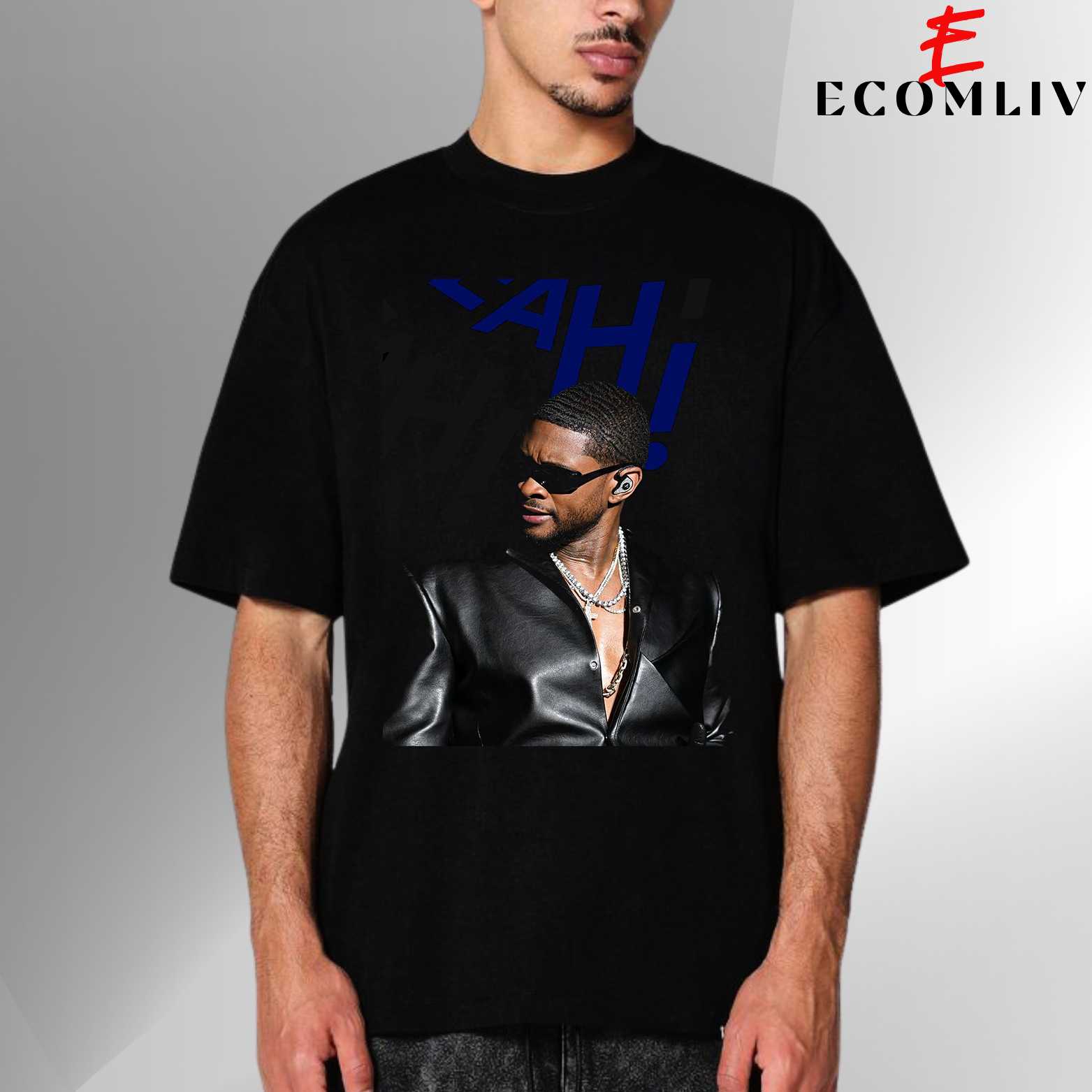 Usher Graphic Streetwear Tee, Unisex T-Shirt, R&b Music Top